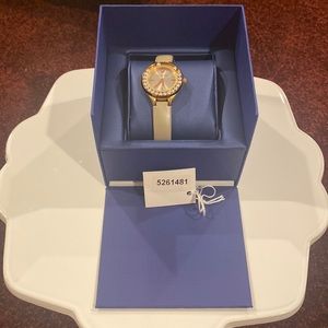 Swarovski rose gold watch